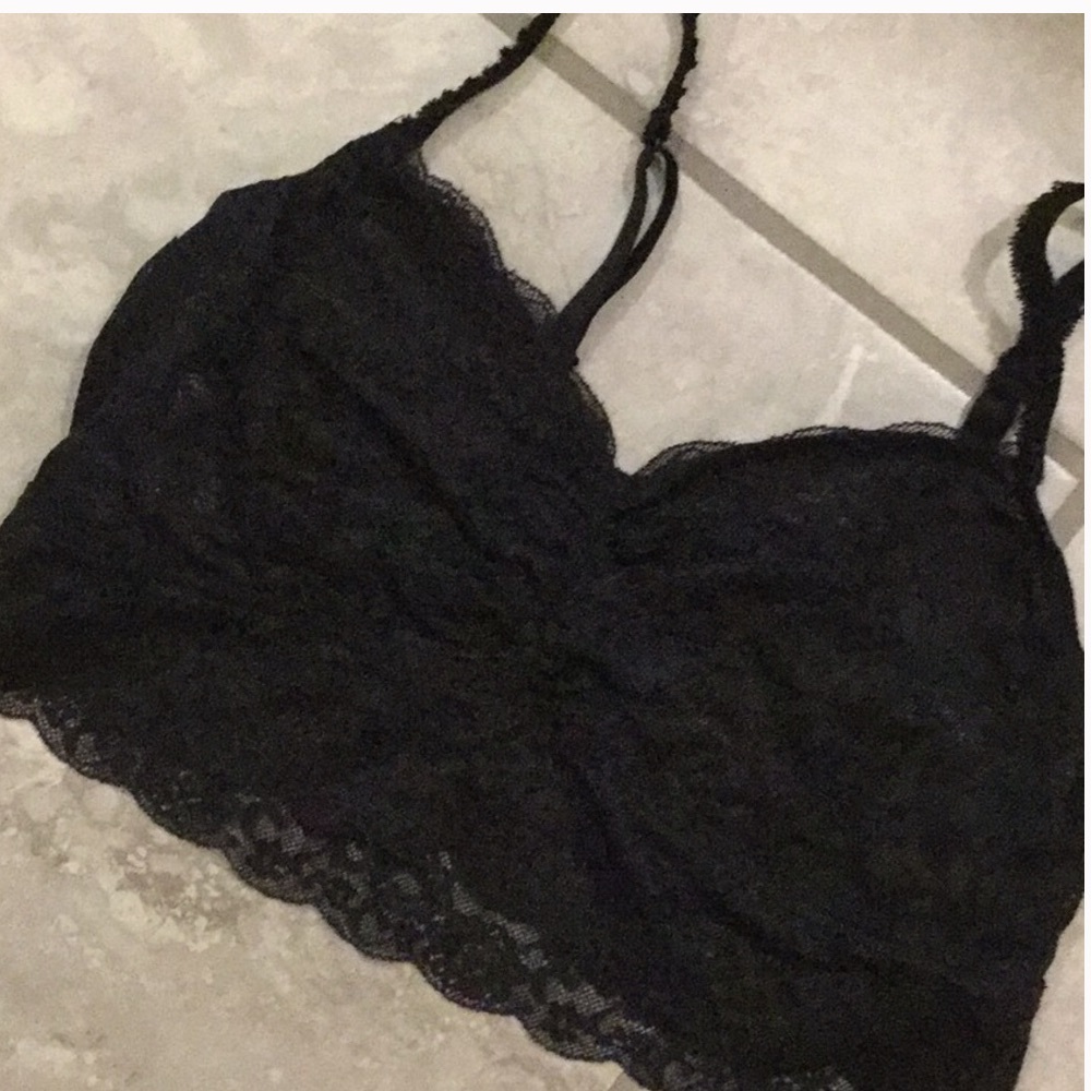 Black lace Bralette VS